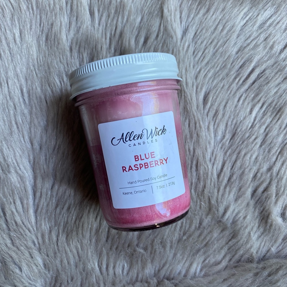 Blue Raspberry Soy Wax Candle